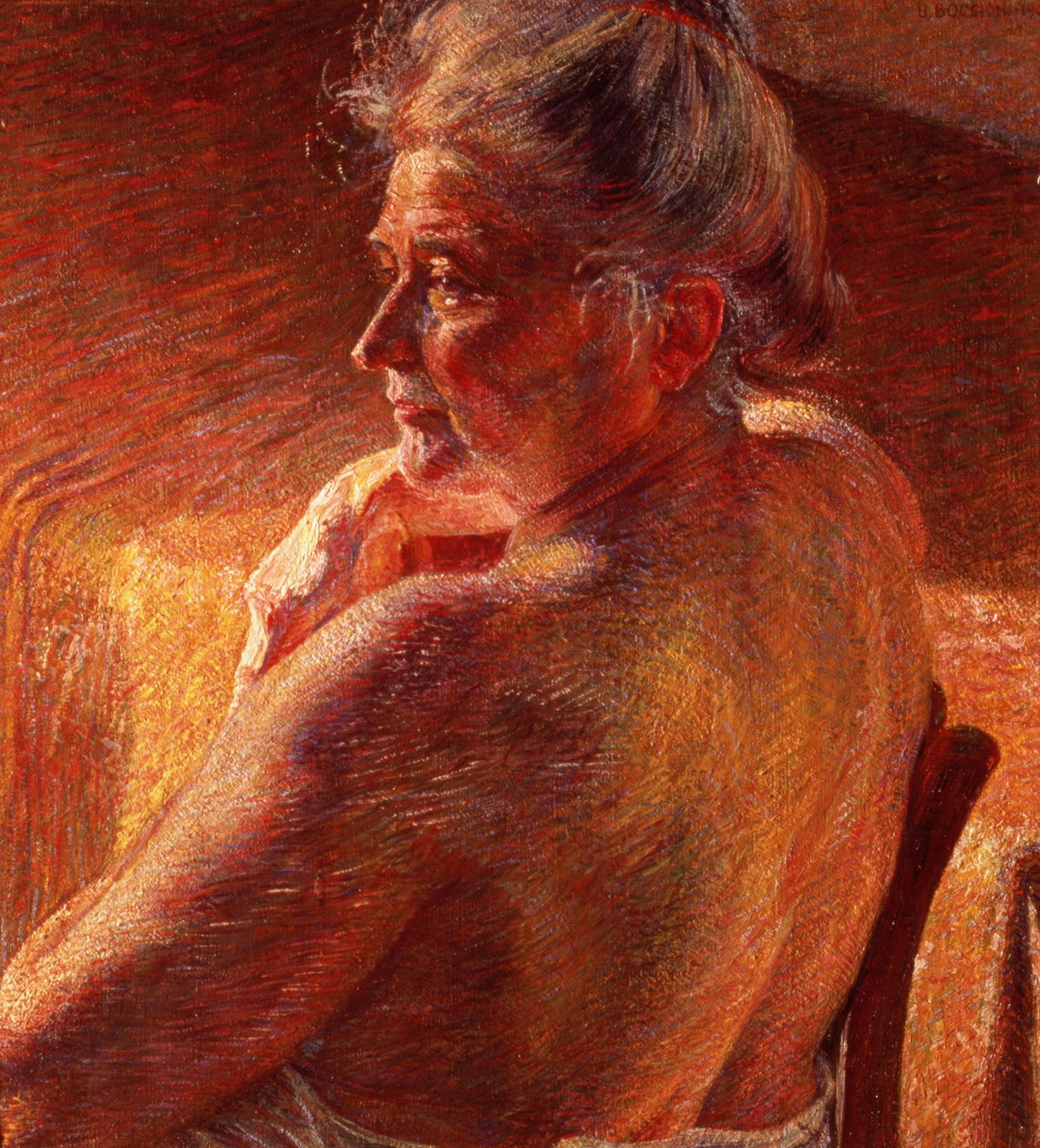 Effekten av sollys, 1909 av Umberto Boccioni