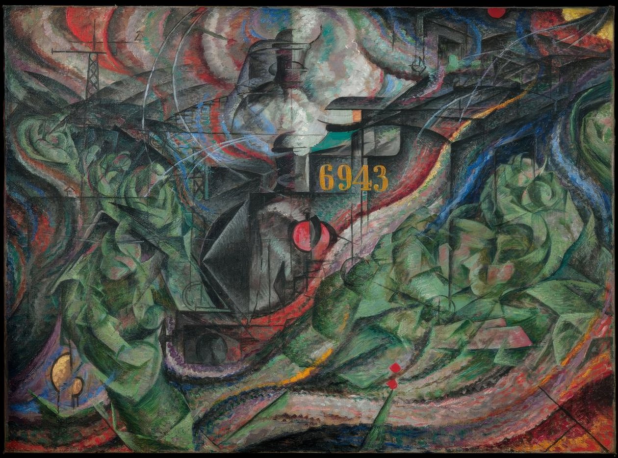 Sjelens tilstander II - Avskjedene av Umberto Boccioni