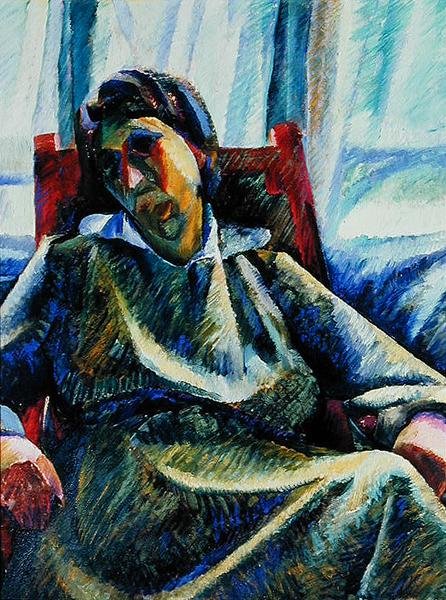 Silvia (olje på lerret) av Umberto Boccioni