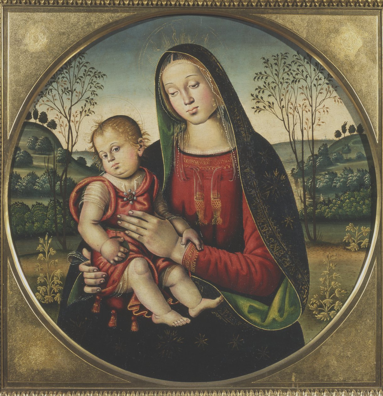 Madonna og barn av Umbrian School
