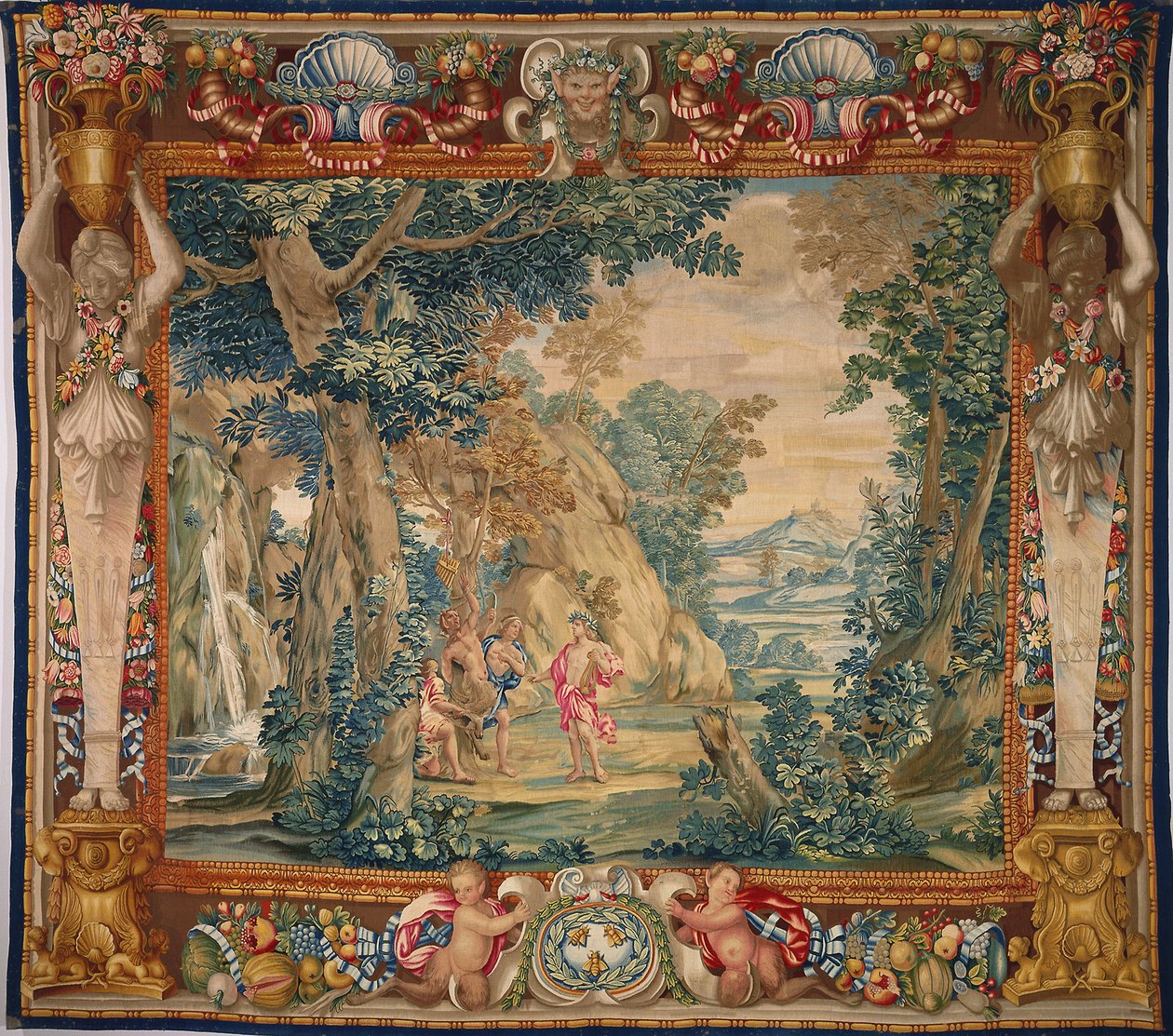 Apollo og ledsagere Flaying Marsyas av Unbekannt Unbekannt