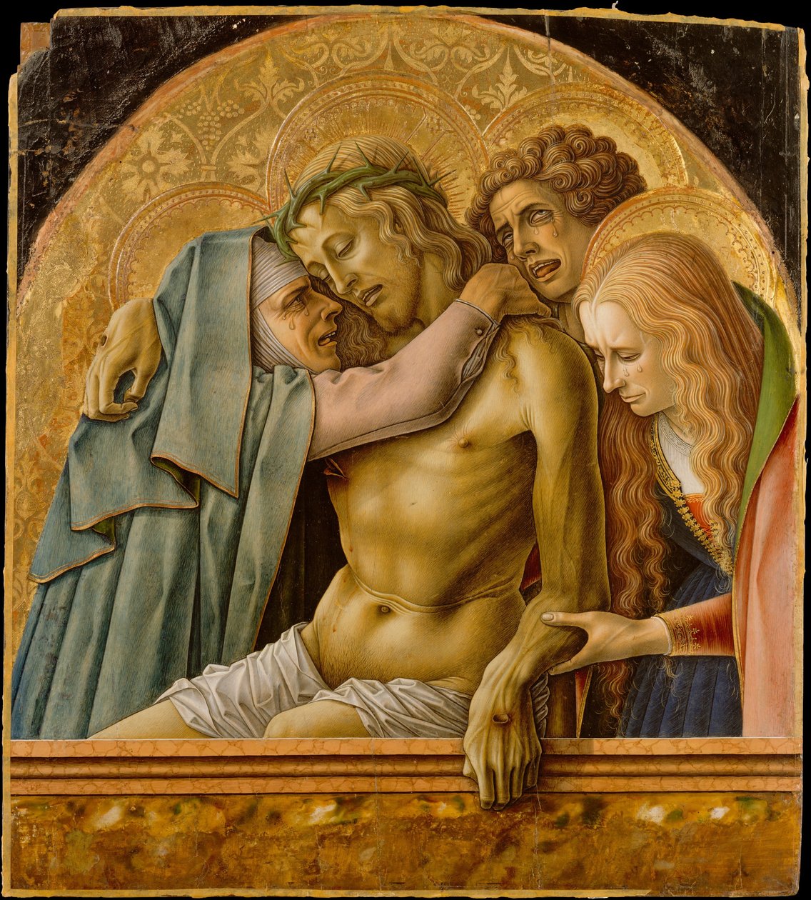 Carlo crivelli, pieta fra 1476 av Unbekannt Unbekannt