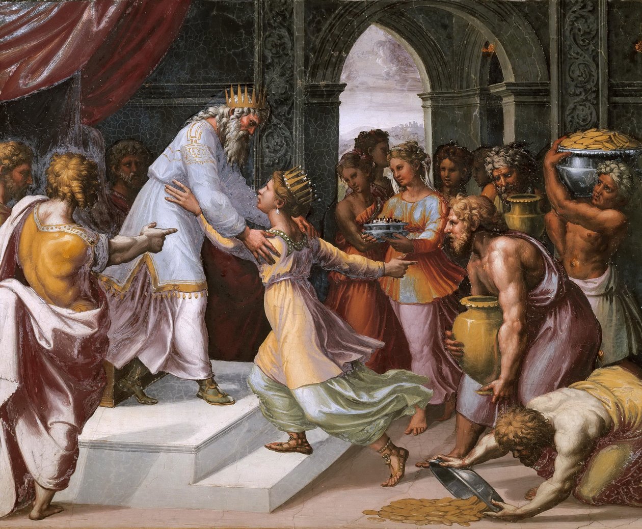 Fresco Paval Palaces, Vatikanet av Unbekannt Unbekannt