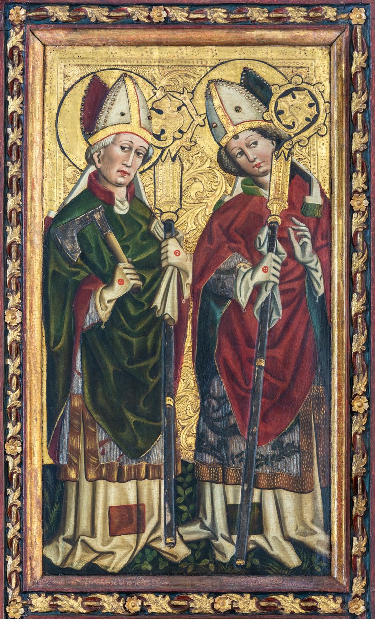 Saint Wolfgang (med øksen) og en annen biskop av Unbekannt Unbekannt