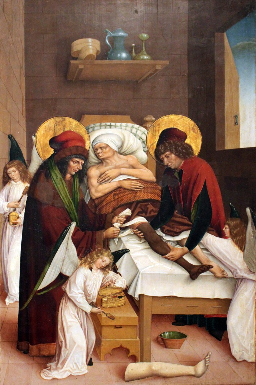 Miracles of Saints Cosmas og Damian av Unbekannt Unbekannt