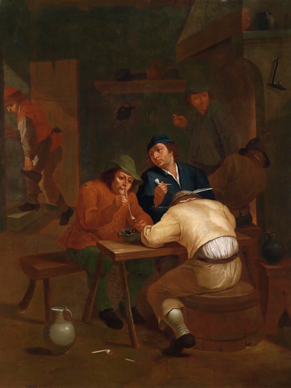 Tavern scene av Unbekannt Unbekannt