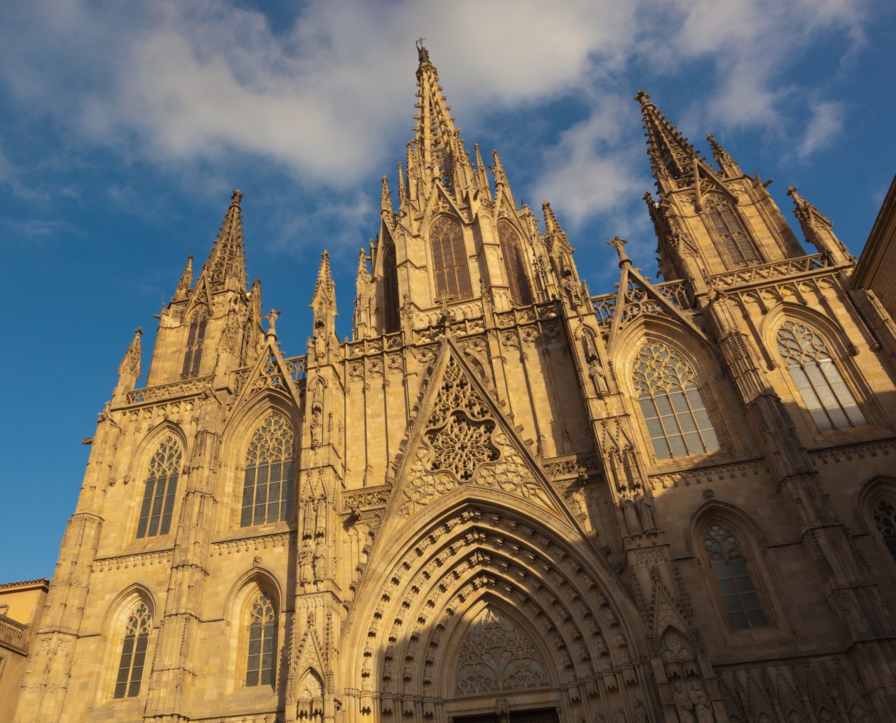 Barcelona, Spania. Den gotiske katedralen. av Unbekannt Unbekannt
