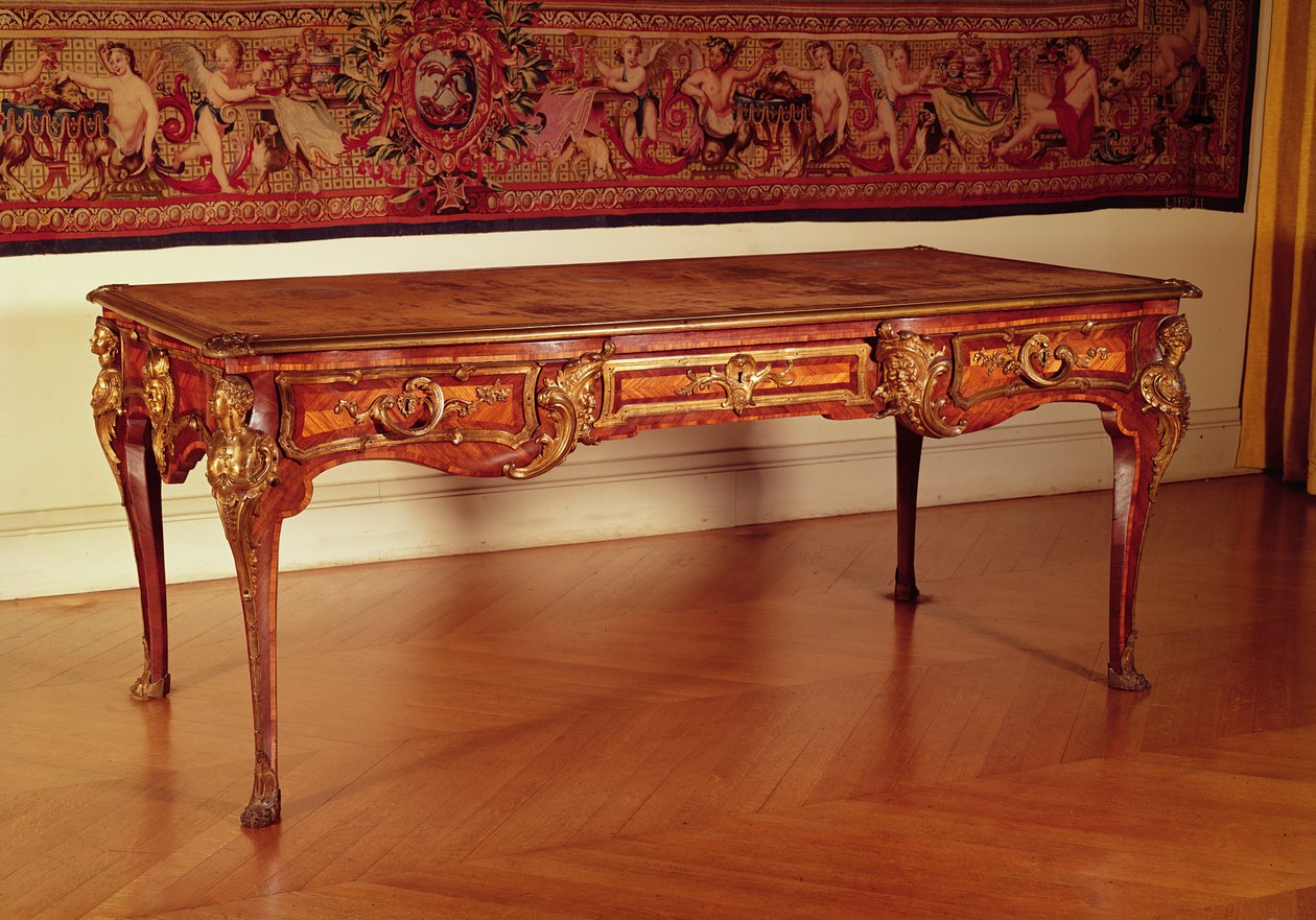 Bureau plat, fransk, Cressent, 1730 av Unbekannt Unbekannt
