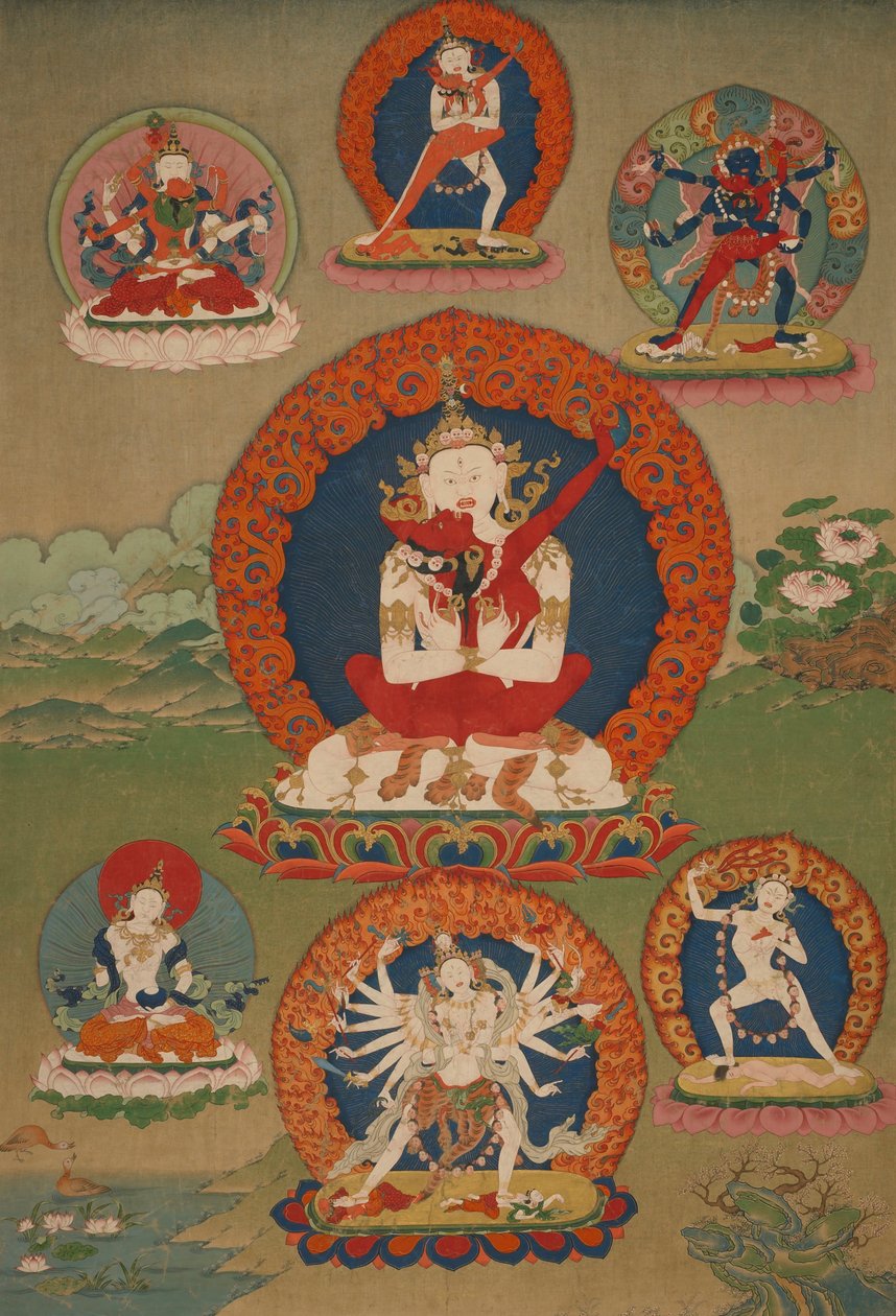 Chakrasamvara av Unbekannt Unbekannt