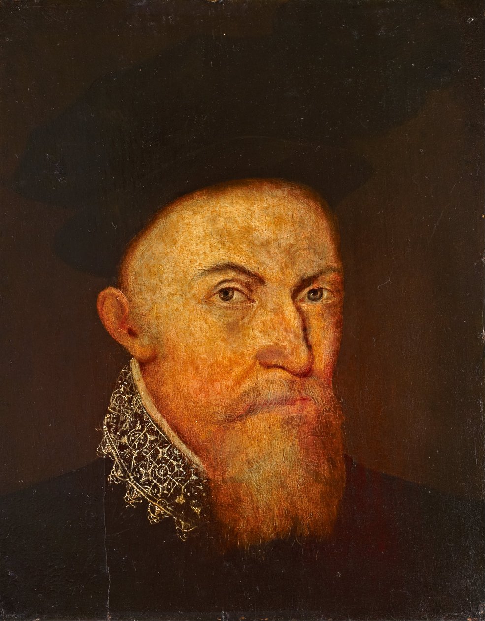 Fransk - Head of a Man av Unbekannt Unbekannt