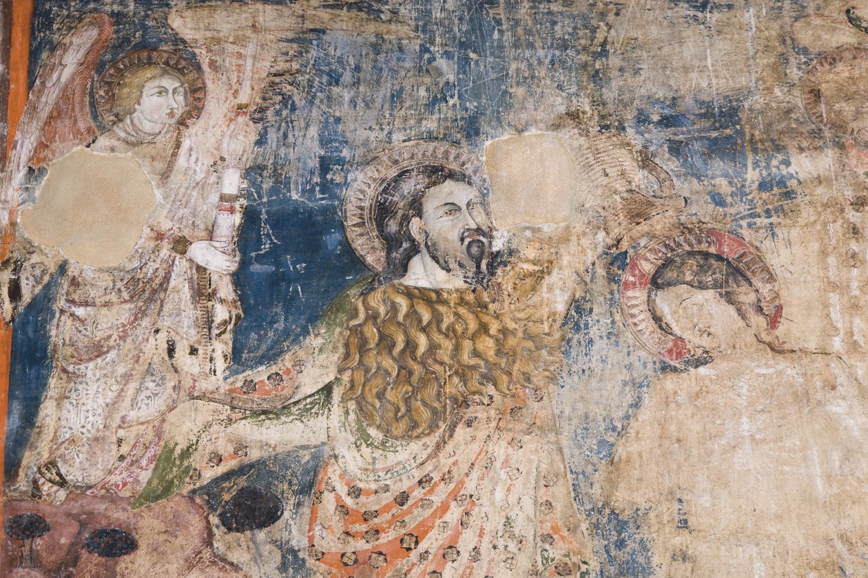Fresco i katedralen (detalj av 324012) av Unbekannt Unbekannt
