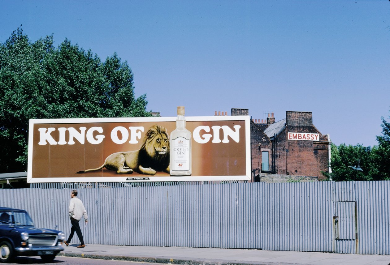 King of Gin, Swiss Cottage, 1967 av Unbekannt Unbekannt