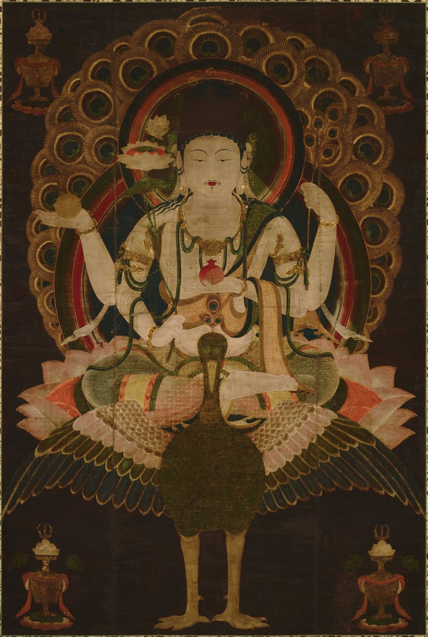 Peacock Myoo (Maha Mayuri) av Unbekannt Unbekannt