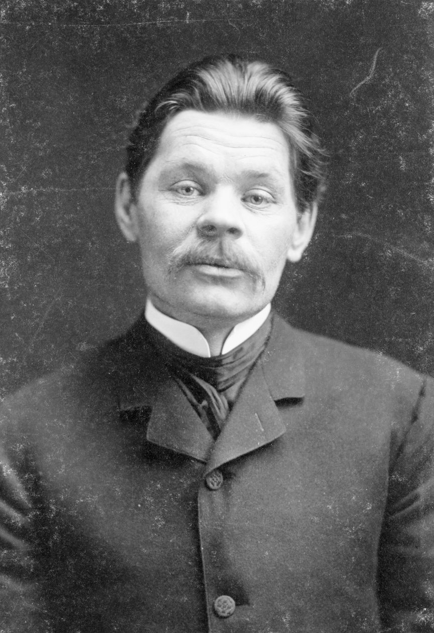 Maksim Gorkij, ca. 1906 av Unbekannt Unbekannt