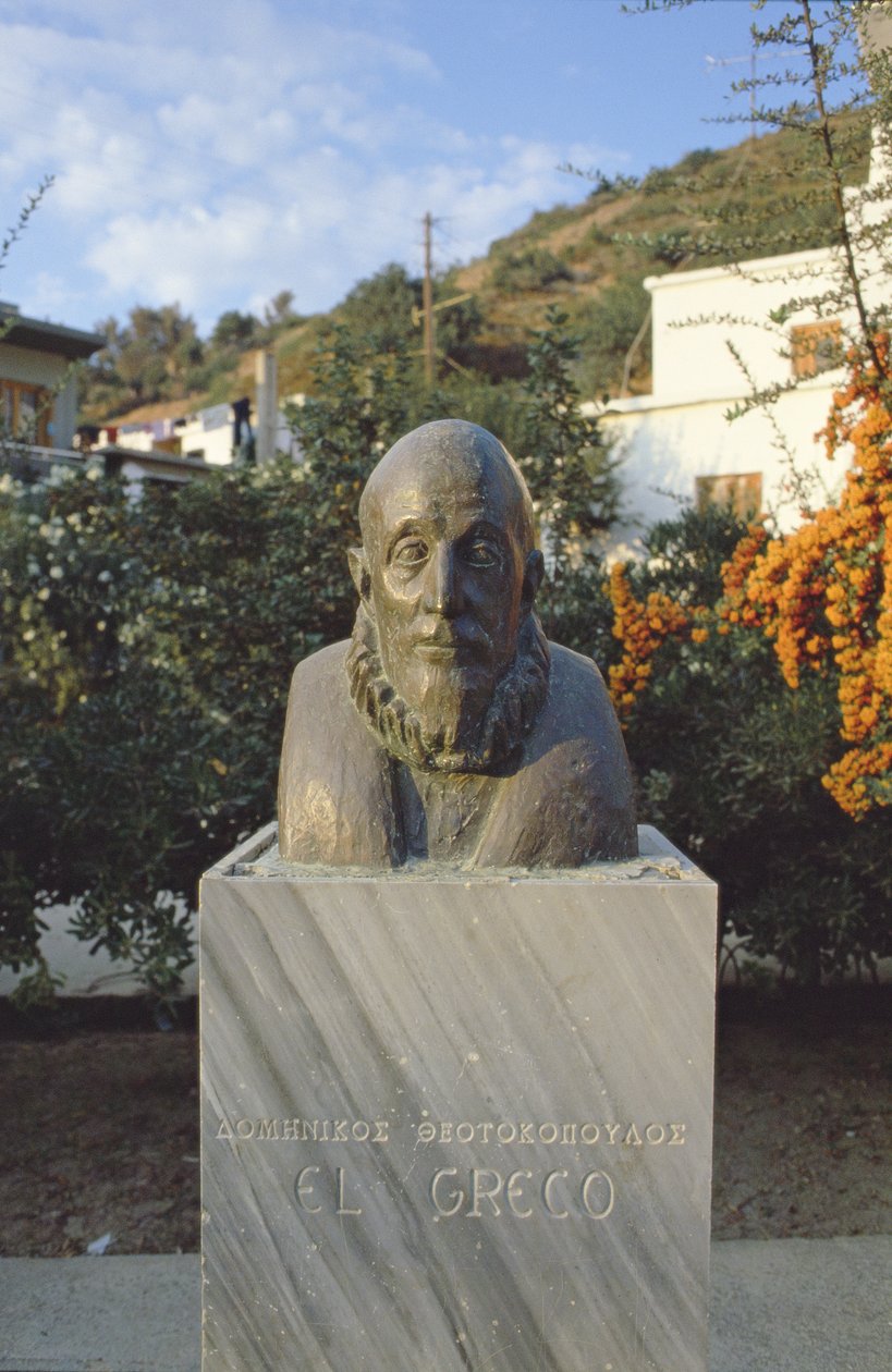Monument til El Greco (1541–1614) av Unbekannt Unbekannt