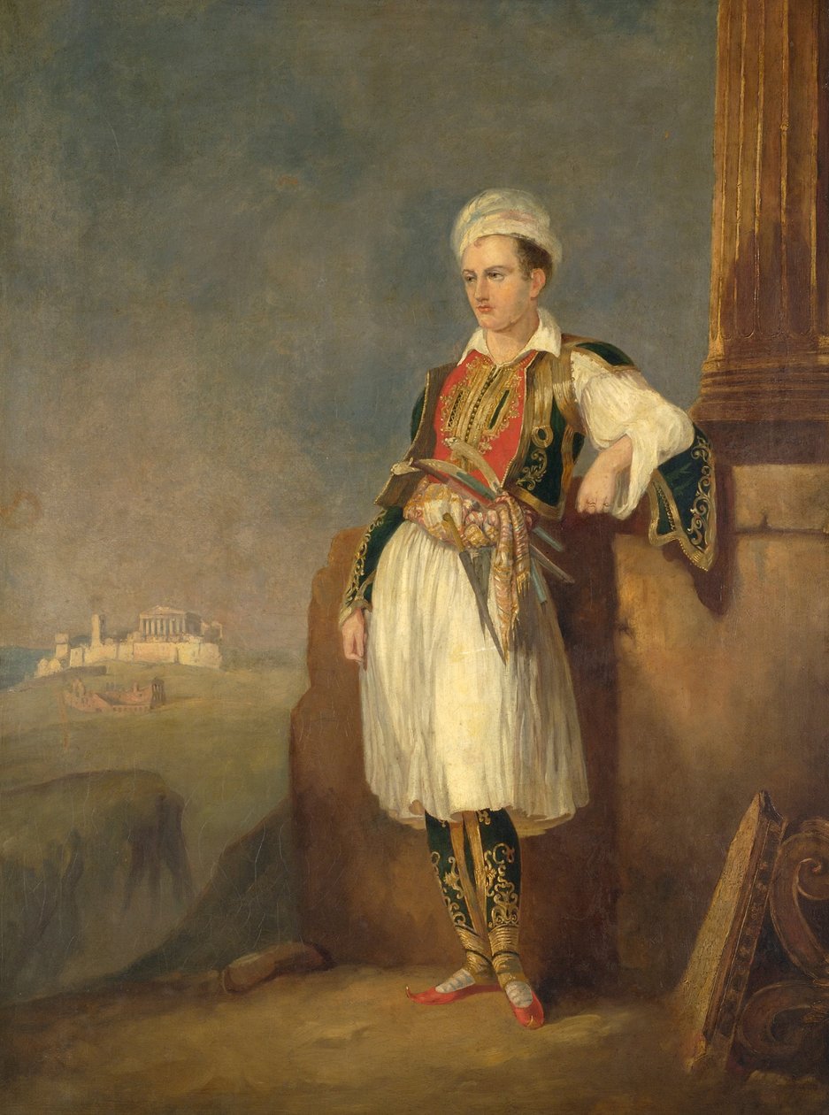 Portrett av Lord Byron av Unbekannt Unbekannt