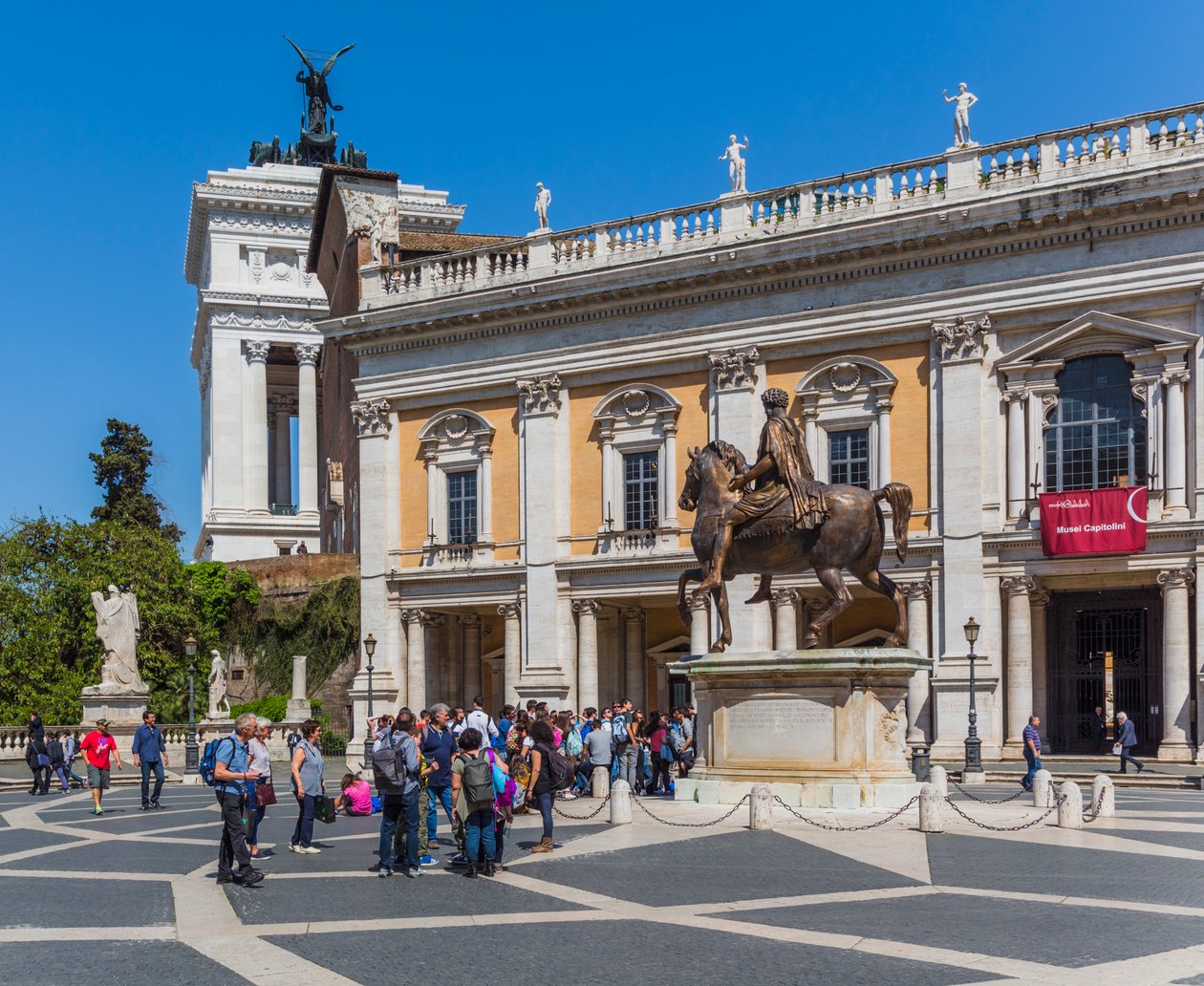 Roma, Italia. Campidoglio-plassen. av Unbekannt Unbekannt