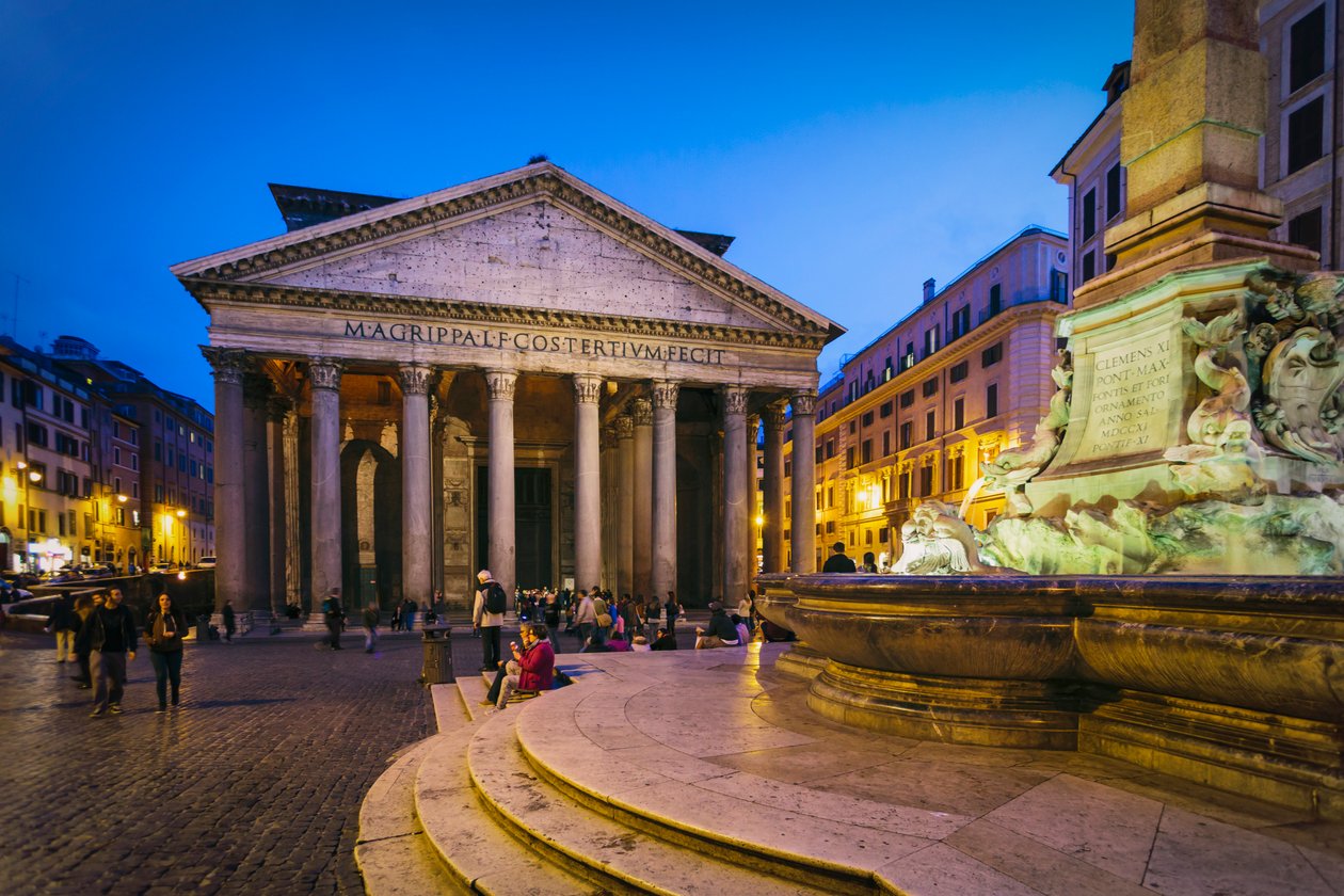 Roma, Italia. Pantheon. av Unbekannt Unbekannt