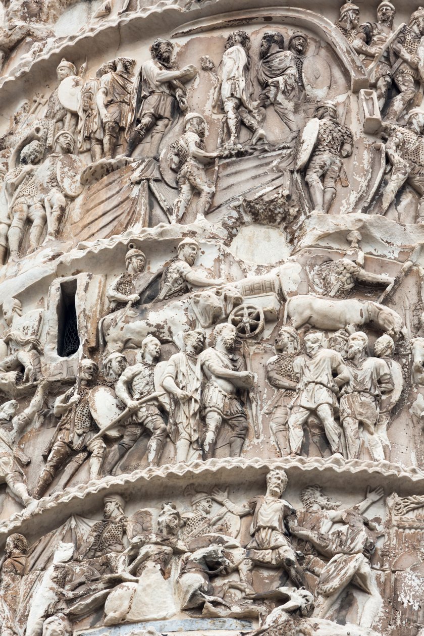 Roma, Italia. Trajans spalte. av Unbekannt Unbekannt