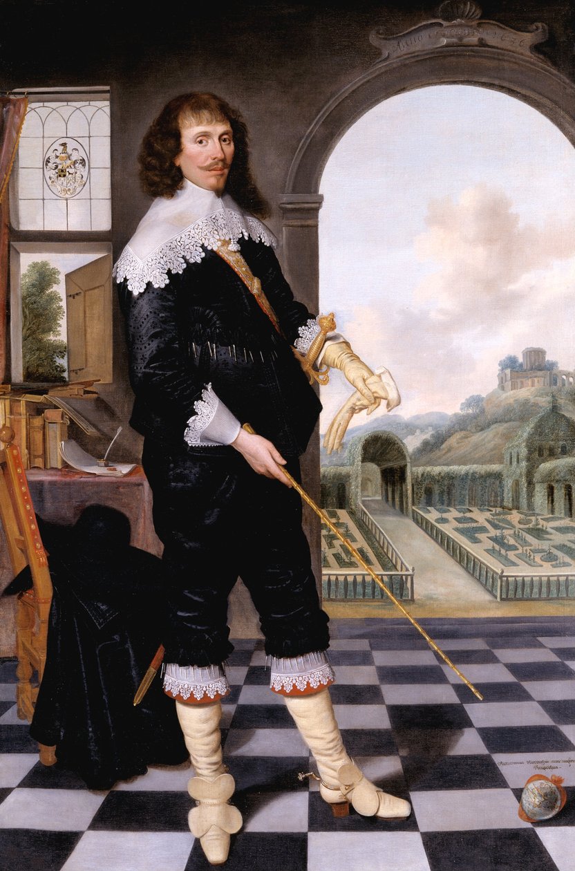 Skole fra 1600 -tallet - Portrett av William Style of Langley av Unbekannt Unbekannt