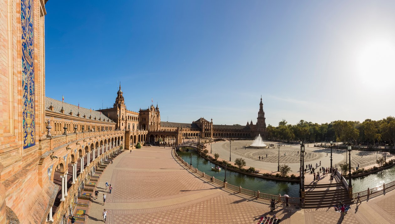 Sevilla, Spania. Spania-plassen. av Unbekannt Unbekannt