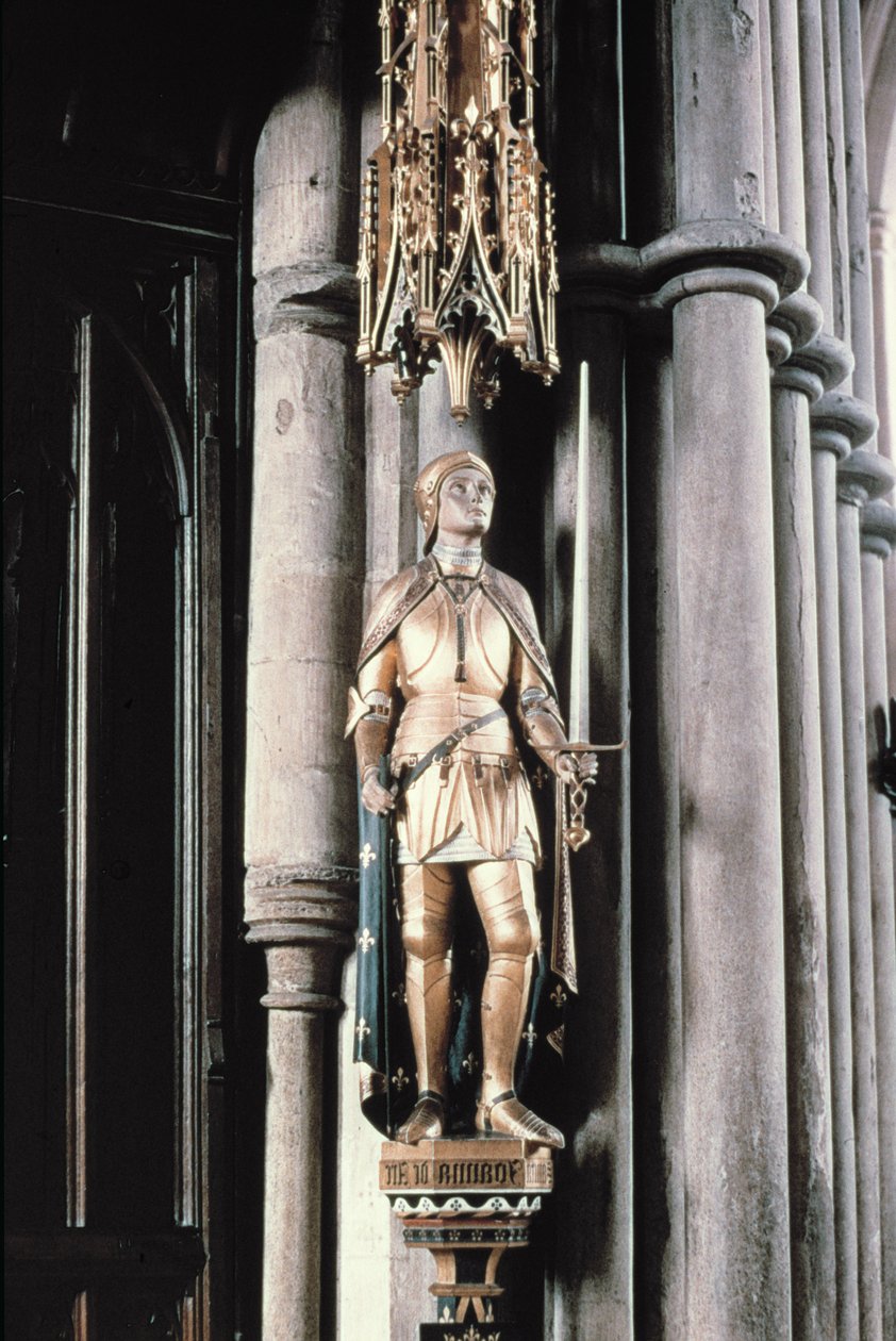 St. Joan of Arc, bronseskulptur av Sir Ninian Comper (1864-1960) 1925 av Unbekannt Unbekannt