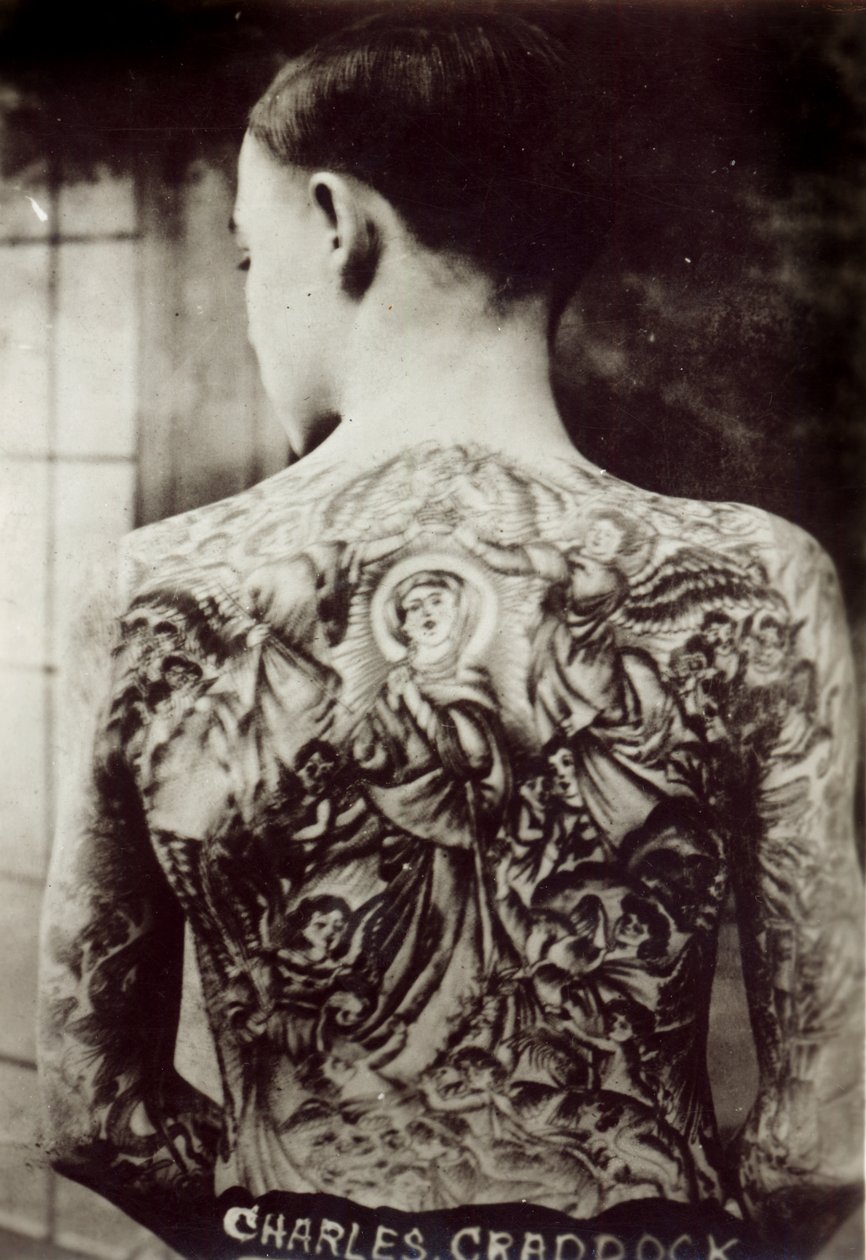 Tatovert mann, 1921 av Unbekannt Unbekannt