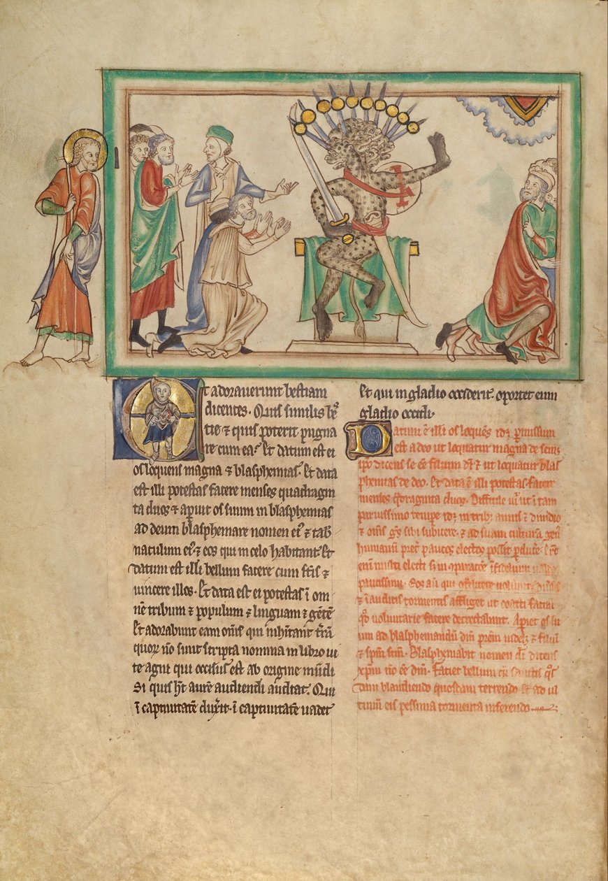 Dyret Enthroned av Unbekannt Unbekannt