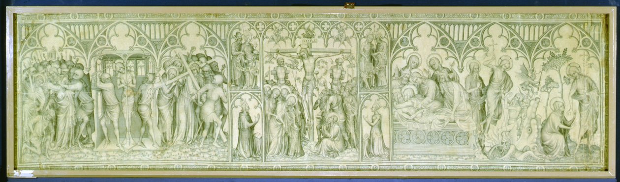 The Parement of Narbonne, ca. 1375 (grisaille på silke) av Unbekannt Unbekannt