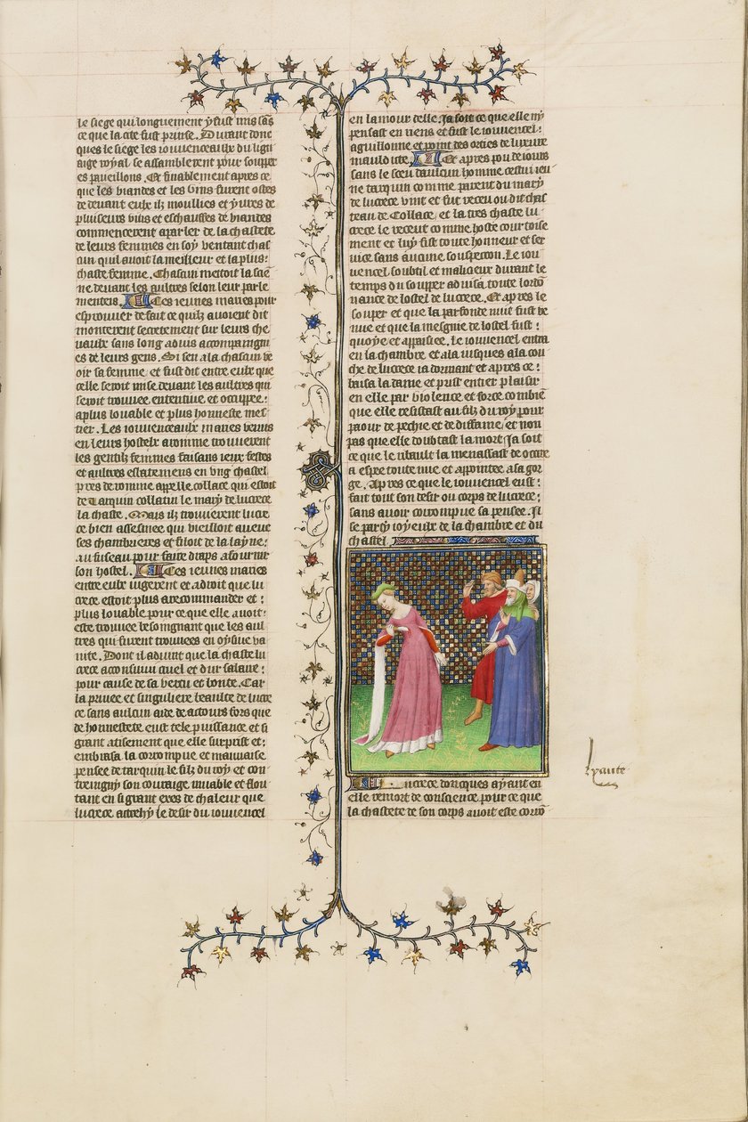 The Suicide of Lucretia av Unbekannt Unbekannt