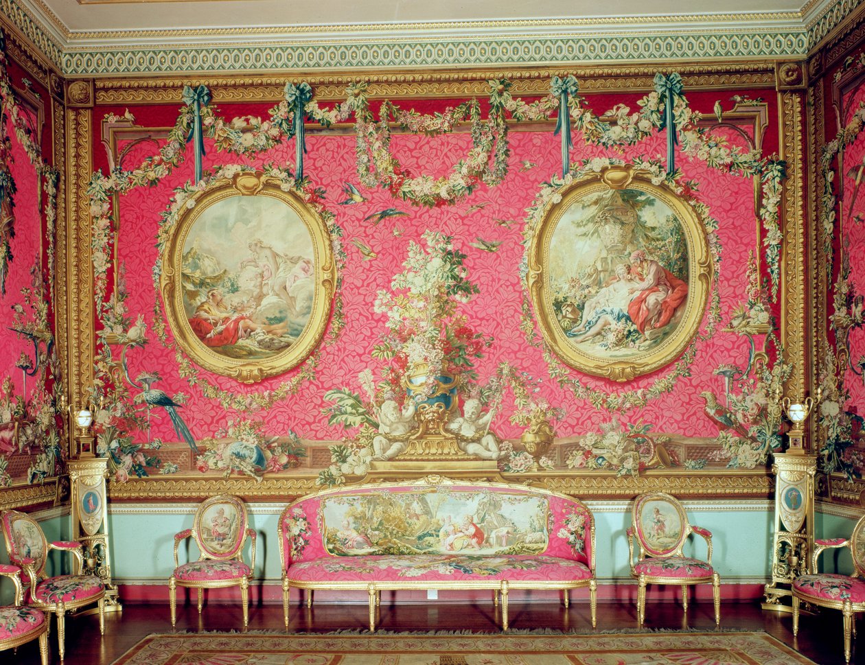 The Tapestry Room, c.1763 foto av Unbekannt Unbekannt