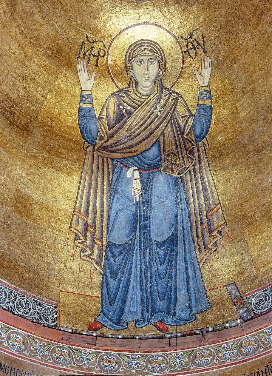 The Virgin Orans av Unbekannt Unbekannt