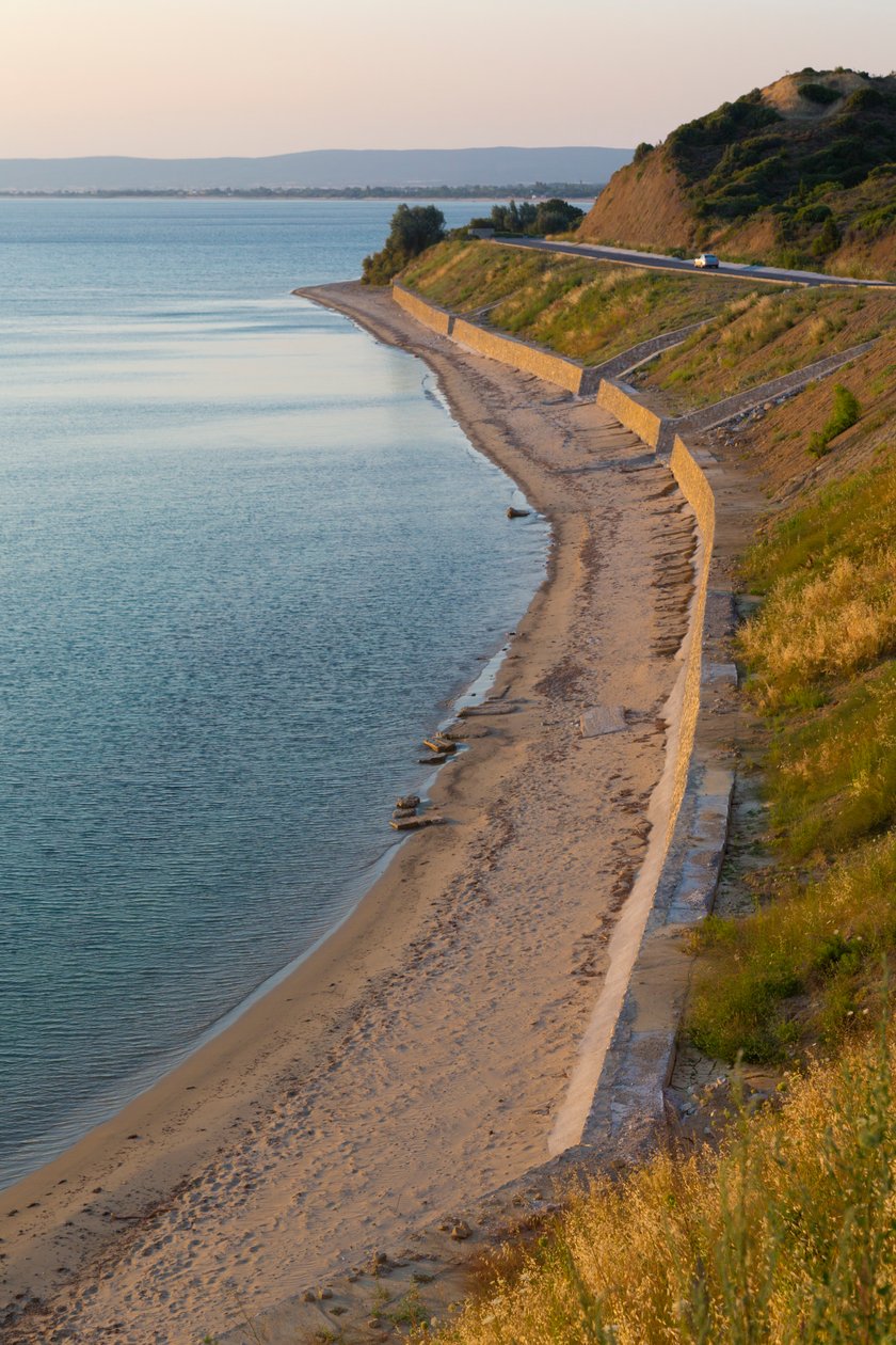 Stranden ved Anzac Cove, ser nordover av Unbekannt Unbekannt