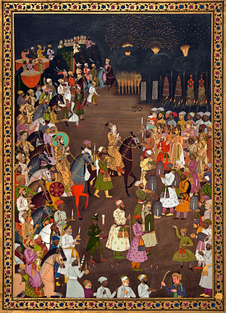Ekteskapsoptoget til Dara Shikoh av Unbekannt Unbekannt