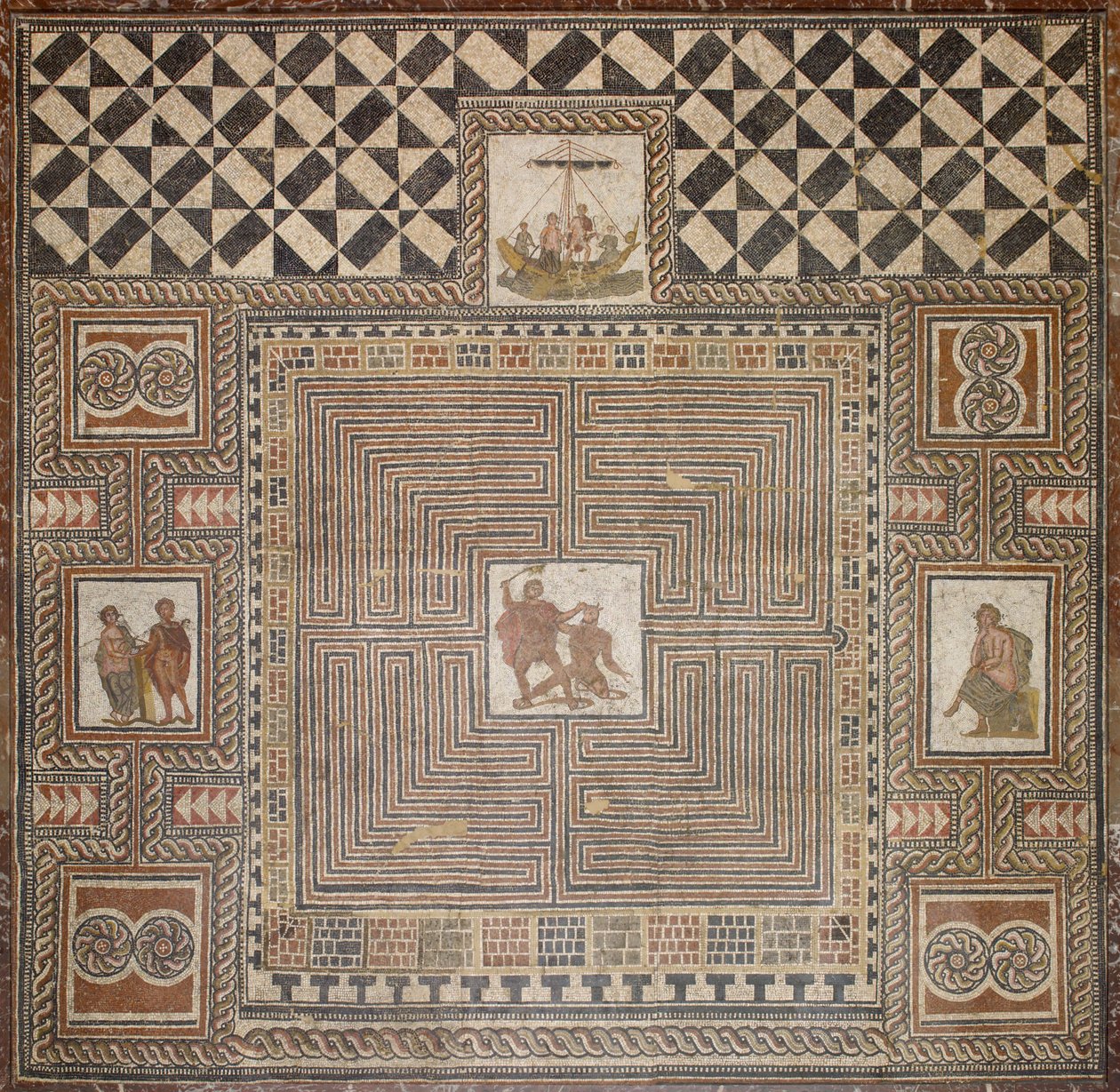 Theseus Mosaic av Unbekannt Unbekannt