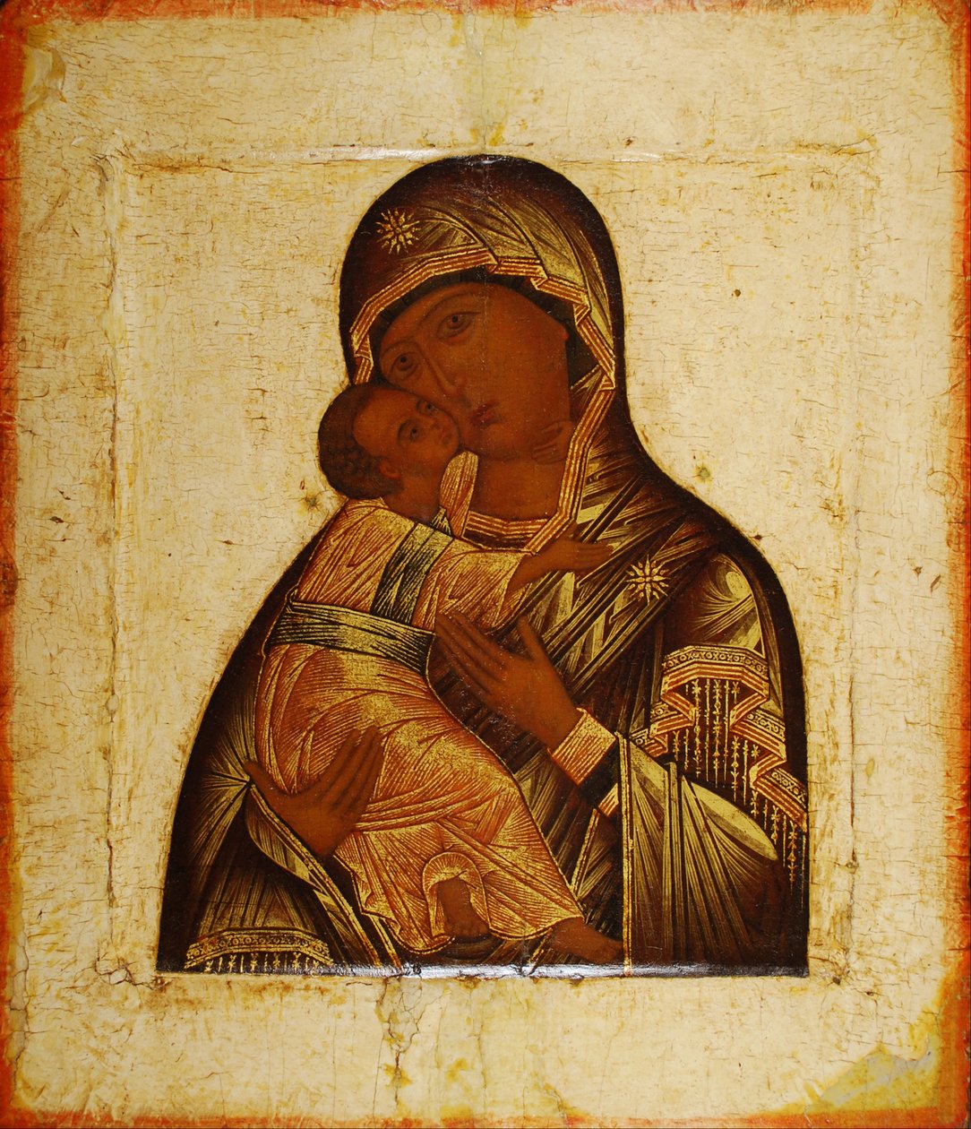 Uidentifisert artist - Madonna of Tenderness with Child av Unbekannt Unbekannt