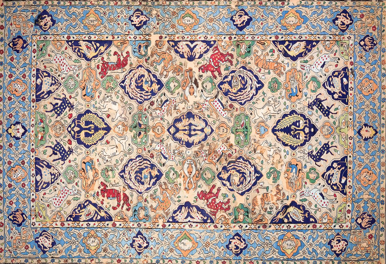 Ukjent, Iran - Silk Tapestry av Unbekannt Unbekannt