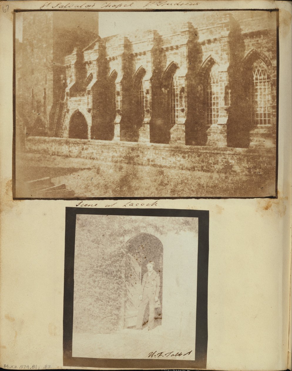 Ukjent produsent, britisk - St. Salvators College Chapel, St. Andrews fra sørvest. av Unbekannt Unbekannt