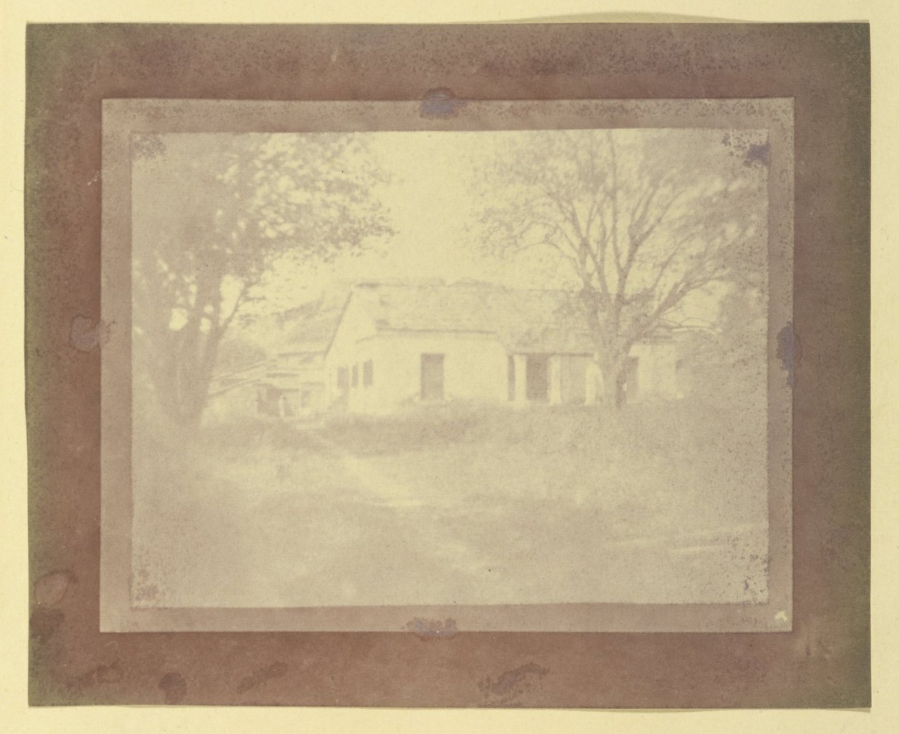 Ukjent produsent, britisk, aktivt India ca 1843 - (View of a House, India) (6754883) av Unbekannt Unbekannt