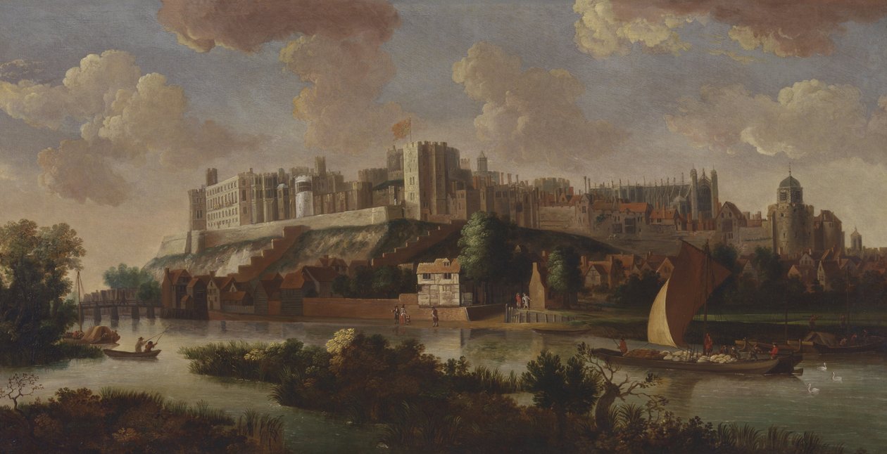 Windsor Castle sett fra Themsen av Unbekannt Unbekannt