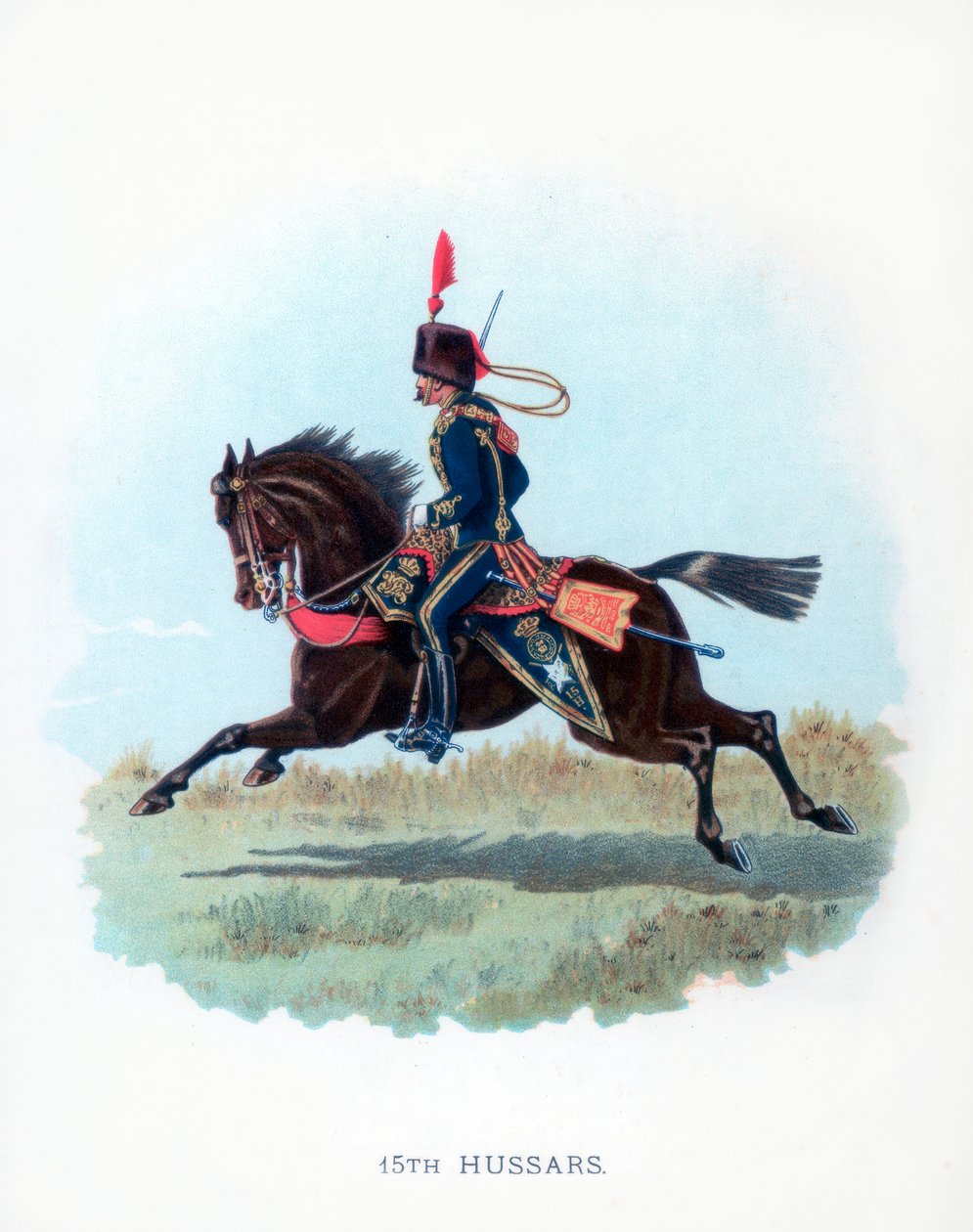 15. husarer, 1890 av Unbekannt
