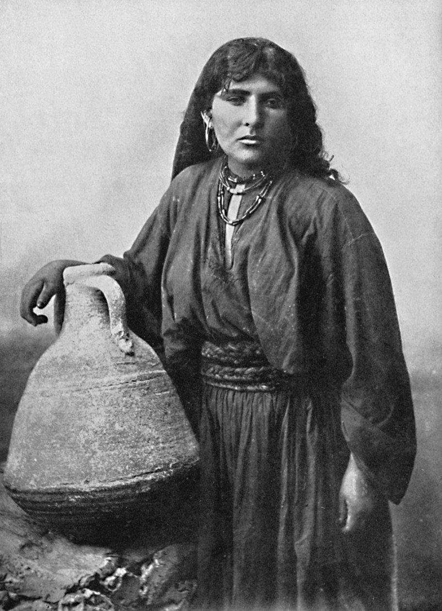 En beduinsk kvinne, Egypt, 1912 av Unbekannt