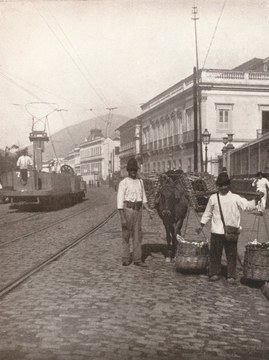 Et gatebilde fra Botafogo, Rio, 1914 av Unbekannt