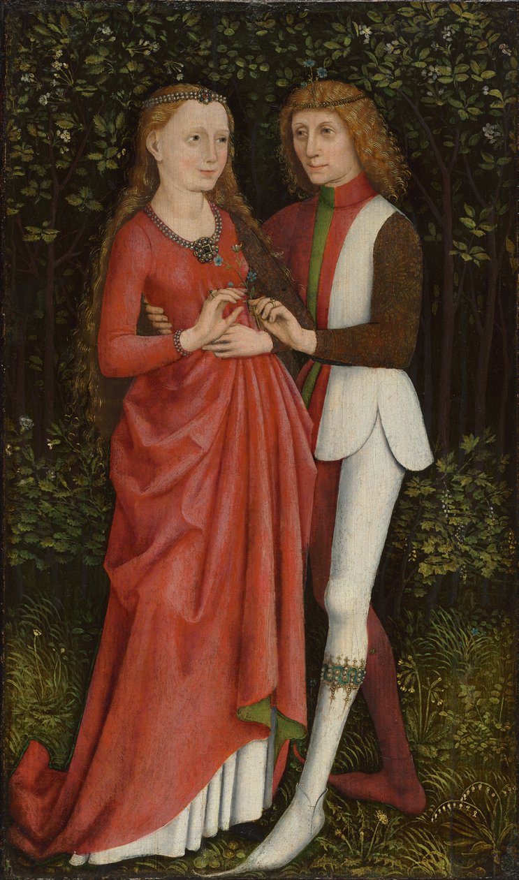 Et brudepar, ca. 1470. av Unbekannt