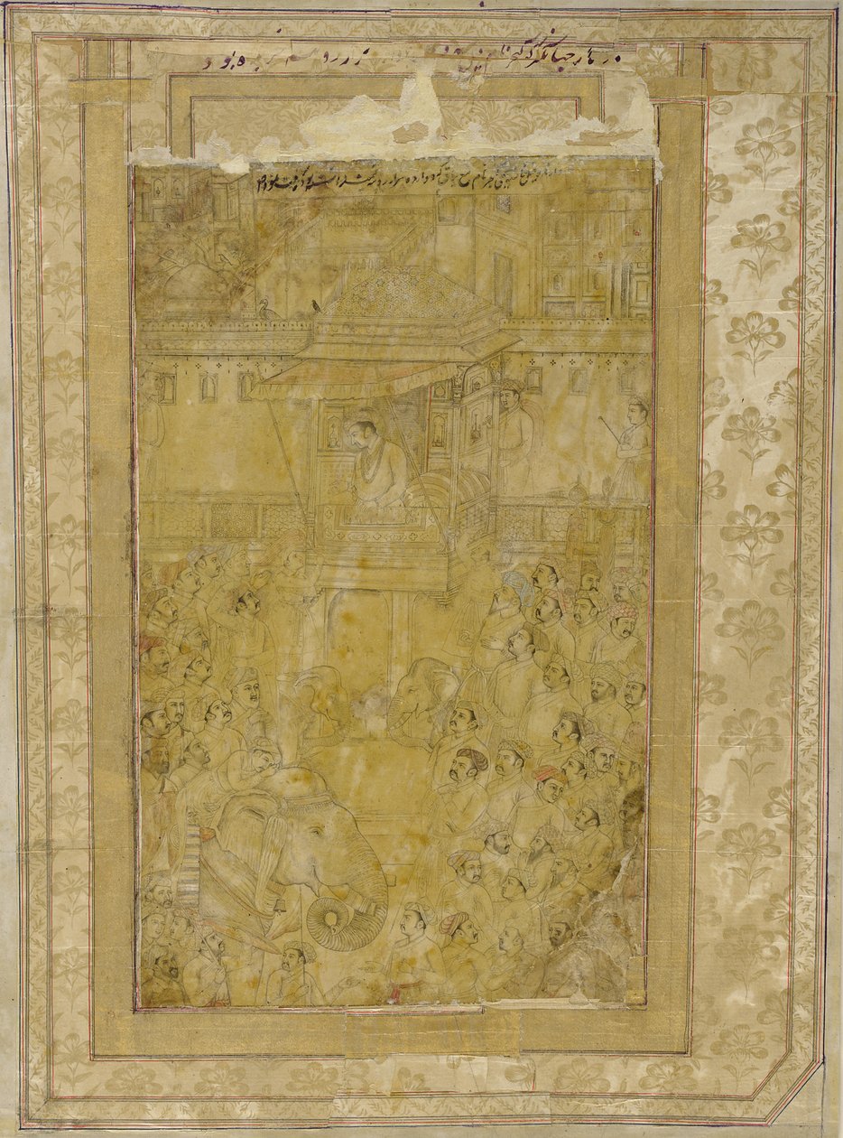 En Darbar fra Jahangir, tidlig på 1600-tallet. av Unbekannt