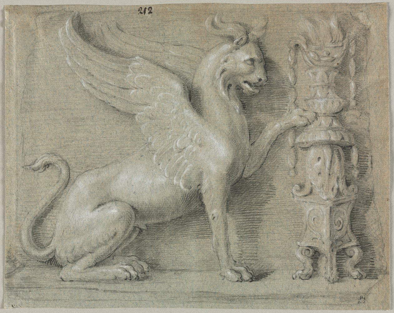 A Griffin Relief, 1700-tallet. av Unbekannt