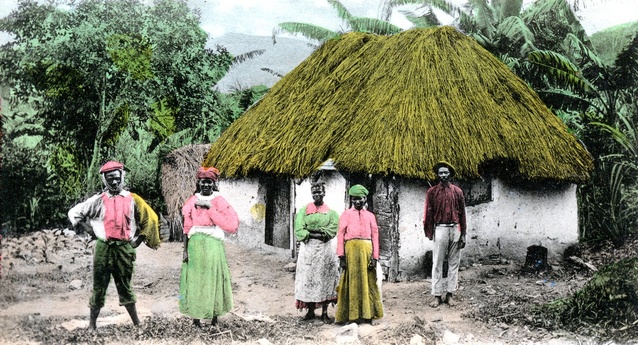 En jamaicansk landsby, ca 1900-tallet av Unbekannt