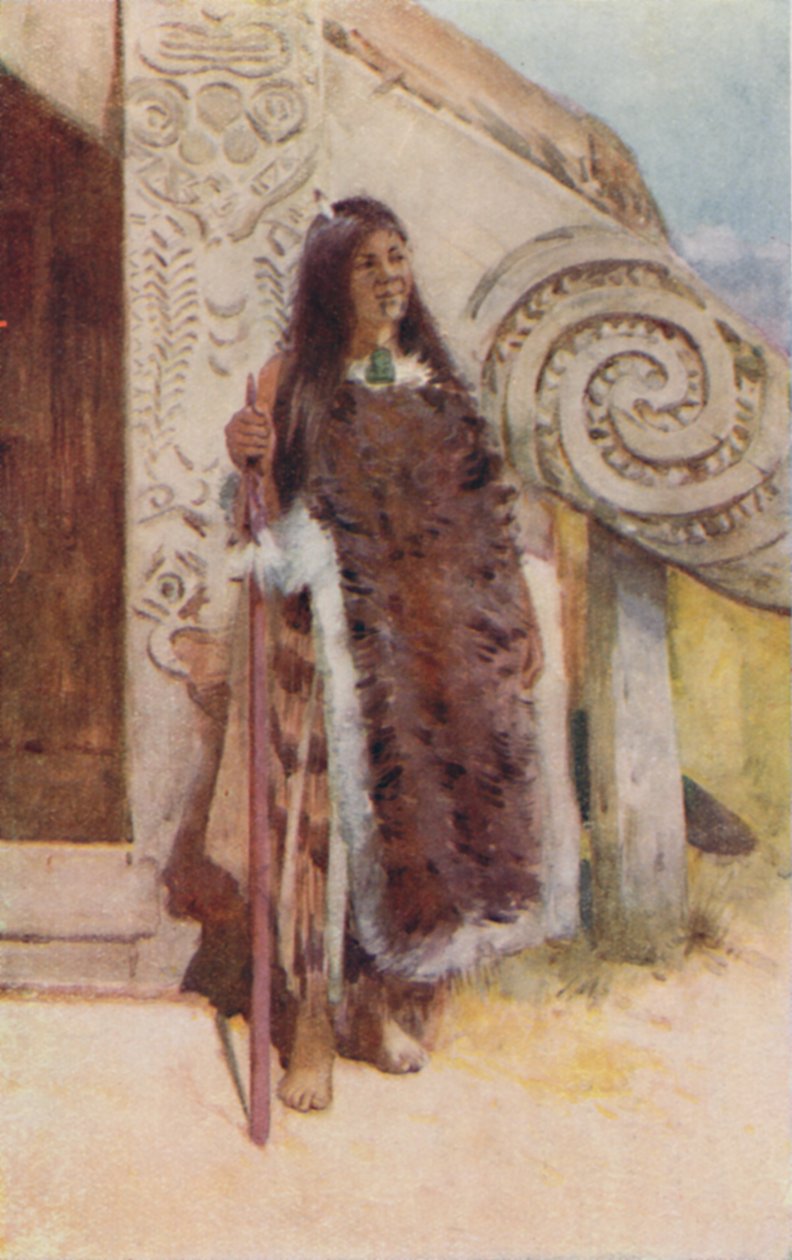 En Maori-høvding, 1923. av Unbekannt
