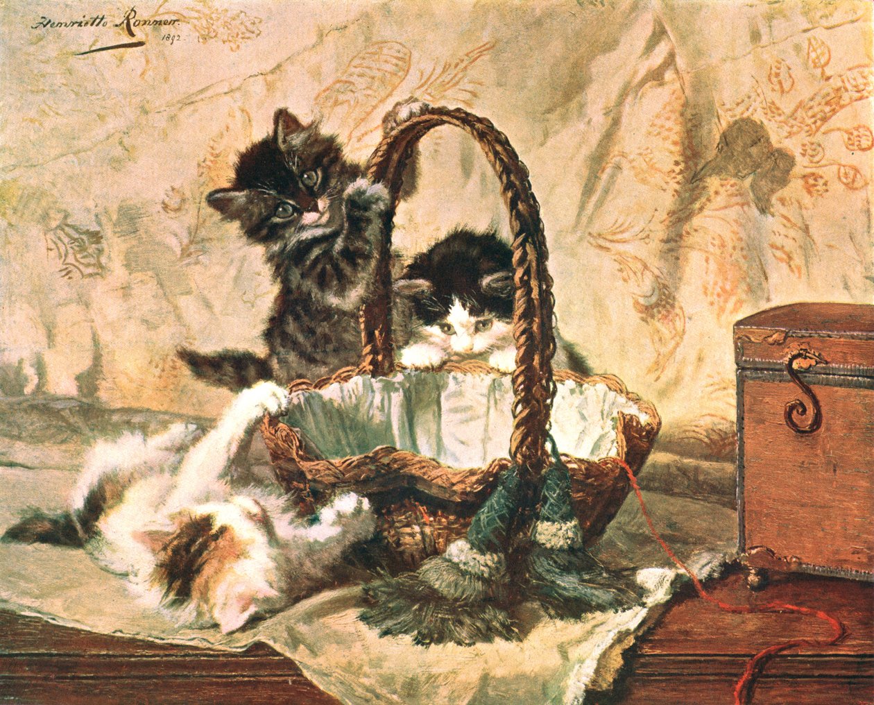 Et lystig parti, 1892, c1902. av Unbekannt