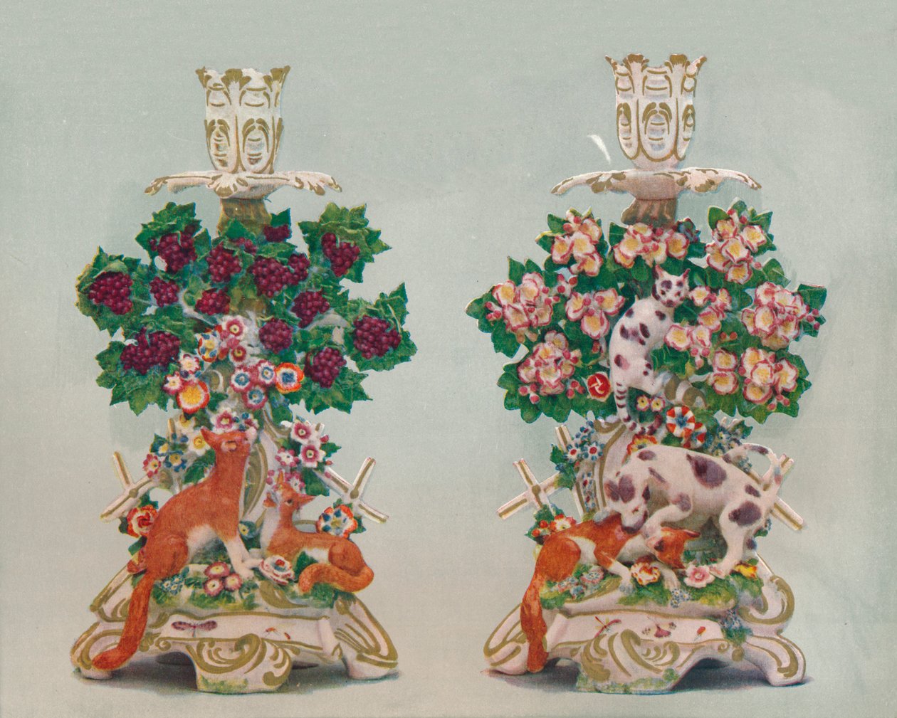 Et par Chelsea-lysestaker, 1700-tallet av Unbekannt